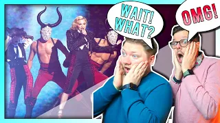Madonna - Living for Love Live at the Brit Awards 2015 // REACTION VIDEO //
