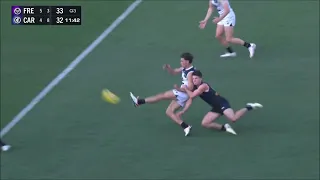 Jack Carroll - AFL 2024 Round 4 Highlights - Carlton vs Fremantle