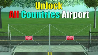 How To Unlock All Countries Airport in GTA San Andreas - (Open Airport Door)