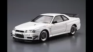 Сборная модель Nissan Skyline GT-R Mine's BNR34