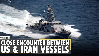 US Navy ship fires warning shots after close encounter with Iranian vessels | English World News