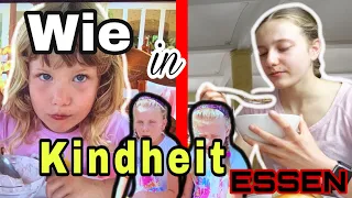 1 TAG LANG ESSEN WIE IN UNSER KINDHEIT👧🏼👧🏼