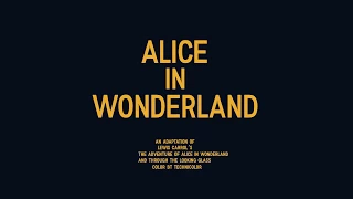 Alice In Wonderland 1951opening titles