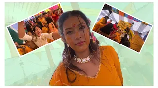 My haldi ceremony 💛 || v vlog || Varsha Thapa