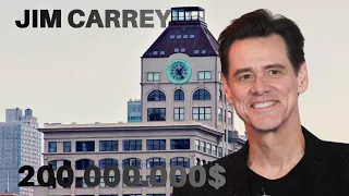 Así Es La LUJOSA ViDa de JIM CARREY | Valor neto, fortuna, colección de coches, mansión...