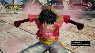 JUMP FORCE Beta - Luffy Hawk Gatling combo