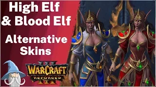 High Elf and Blood Elf Alternative Skins for Units | Warcraft 3 Reforged Beta