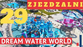 Opis i Recenzja Hotel Dream Water World Turcja Side Kumkoy***** Turkije Walking Tour Dron UHD 4K
