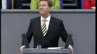 Westerwelle in Generaldebatte: Regierung stochert im Nebel (26.11.2008)