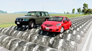 Car VS 270 speed bumps | BeamNG drive