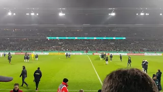 WESERSTADION SINGT: "WIR SIND WERDER BREMEN!" DFB-POKAL WERDERvsSCF(20.12.2017)