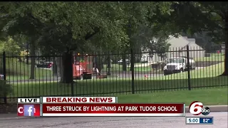 Three people struck by lightning on Indys north side