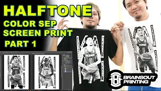 HALFTONE SCREEN PRINT PART 1 | KAI SOTTO | PHOTOSHOP COLOR SEPARATION AND SCREEN PRINT