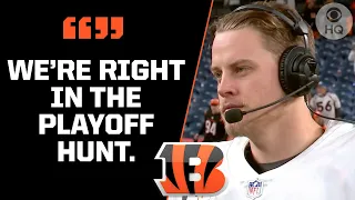 Bengals QB Joe Burrow discusses where the team stands in the AFC Playoff Picture | CBS Sports HQ