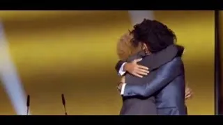 [FUNNY]! Ruud Gullit jokes with Valderrama Gala FIFA Ballon d'Or 2012