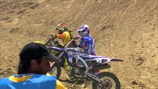 Jeremy Seewer and Benoit Paturel crash MXGP of Spain 2015 - motocross