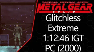 *WR* MGS1 | Integral | PC (2000) | Extreme | Glitchless | 1:12:46 IGT