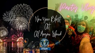 Welcome 2022 | New Year Blast at Al Marjan Island | Guinness world record | Party Vlog