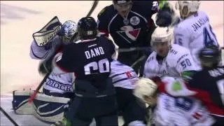 Major brawl: Jalasvaara & Mosalyov VS Dano & Olvecky