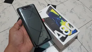 Samsung Galaxy A80 Phantom Black unboxing