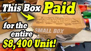 1 box PAID for ENTIRE $8400 STORAGE UNIT ~ treasure hunt in hoarders storage hits jewelry Jackpot