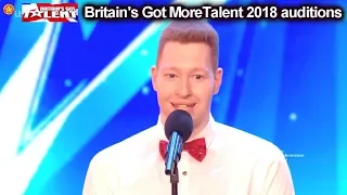 Courtney FUNNY Singer -Dancer Auditions Britain's Got Talent 2018 BGT S12E03