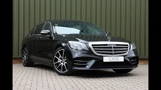 2018/68 Mercedes Benz S350Ld AMG Line (Executive, Premium Plus) - Rear luxury lounge package & TV