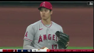 Shohei Ohtani Plays Outfield For The First Time Of His Career