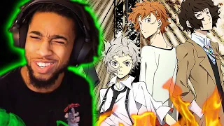 THIS DIRECTOR NEEDS A RAISE!!! | Bungo Stray Dogs All Openings & Endings (1-3) Reaction!!!