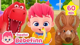 TODAS las Canciones de Dinosaurios🦖🦕 para Cantar y Bailar | Bebefinn Canciones Infantiles