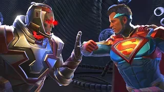 Injustice 2 - Darkseid Vs Superman - All Intro Dialogue/All Clash Quotes, Super Moves