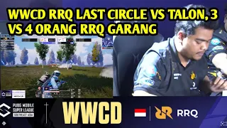 MATCH 3 TRIO INDO DI LATE GAME, TALON VS RRQ, RRQ WWCD DUEL PANAS TALON VS RRQ, PMSL WEEK 3 DAY 5