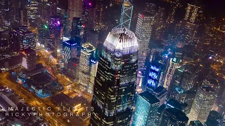 Hong Kong China Night Drone Hyperlapse - Timelapse in 4K©