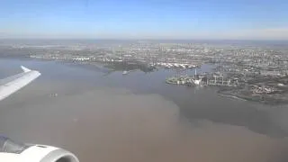 LAN Argentina A-320 Landing At Aeroparque Jorge Newbery