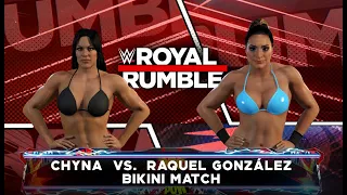 WWE 2K22 (Chyna vs Raquel Gonzalez) Bikini Match