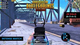 PUBG MOBILE | AMAZING "20 KILLS" INTENSE MATCH CHICKEN DINNER (OLD RECORDING)