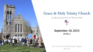 Sunday Worship at 10:30 a.m. on Sunday, September 10, 2023