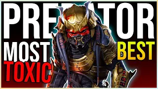 GOLD SAMURAI PREDATOR *MOST TOXIC* BUILD in Predator Hunting Grounds Gameplay | BEST MELEE ONE SHOT!