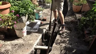 How to dig a trench - an old man shows you the easy way