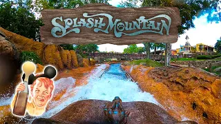 Splash Mountain at Magic Kindom - Front POV