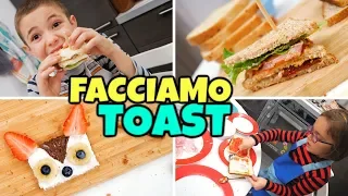 FACCIAMO I TOAST 🍞 Dolci e Salati: Ricette per Bambini