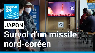 Un missile balistique nord-coréen survole le Japon, une première depuis 2017 • FRANCE 24