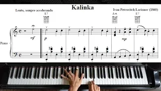 Kalinka - Piano Tutorial (with Sheet Music)