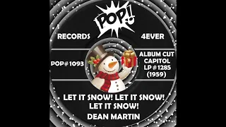 LET IT SNOW! LET IT SNOW! LET IT SNOW!, Dean Martin, (Capitiol LP #1285) 1959