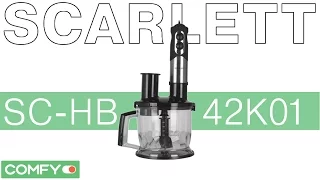 Scarlett SC-HB42K01 - блендер с расширенной комплектацией - Видеодемонстрация от Comfy.ua