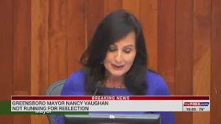 Greensboro Mayor Nancy Vaughan not running for reelection
