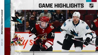 Sharks @ Coyotes 3/30 | NHL Highlights 2022