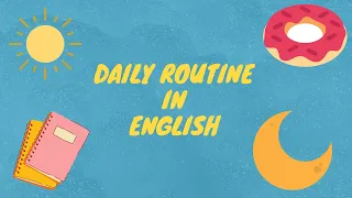 Daily Routine - ROTINA DIÁRIA EM INGLÊS - English Vocabulary 🛀🏻 🛌🏻📚