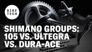 Shimano Groupsets: 105 vs. Ultegra vs. Dura-Ace