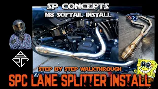 How to Install SP Concepts Lane Splitter Exhaust on Milwaukee 8 FXLRS
